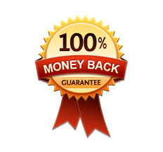 Customer Service 100% Money Back Logo 